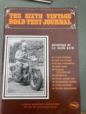 BMS publication The sixth vintage road test journal vintage motorcycles signed