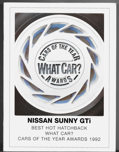 Nissan sunny gti road - nissan,