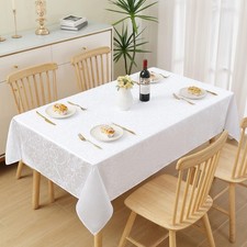 White Table Cloth Silky