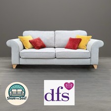 DFS 3 Seater Sofa Light Grey