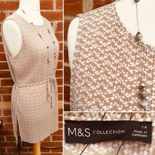 BNWT  M&S Size 14 Beige White