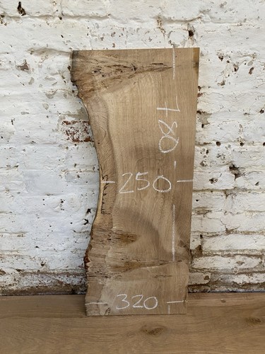 Waney edge live - edge, oak