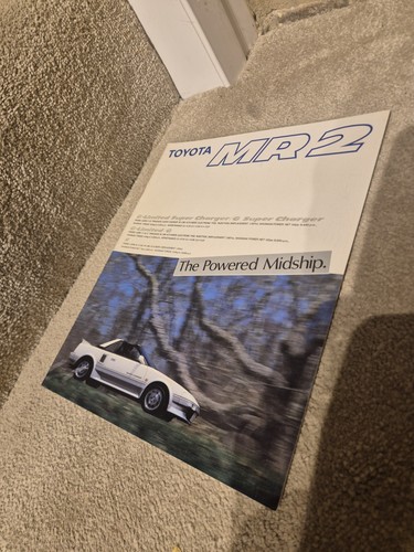 Mr2 aw11 jdm car brochure - mr2,