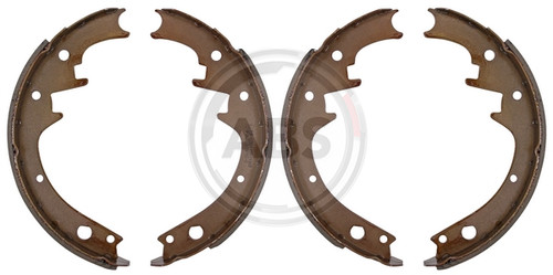 Rear brake shoe set - set, a.b.s