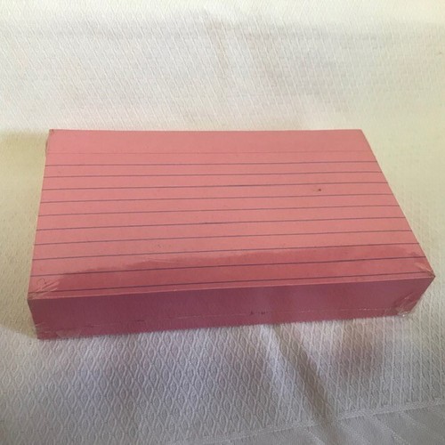 Vintage pack pink index - pink, cards