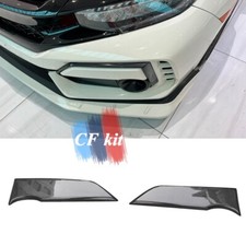 FOR HONDA CIVIC FK8 TYPE R HATCHBACK 17+ MUGEN STYLE CARBON FIBER SIDE SPLITTER