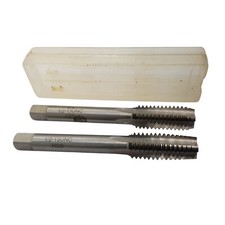 1/2 x 13 UNC Tap Set of 2 HSS Start & Plug Straight Flute Hand Tapping GS13