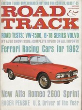 Road & Track May 1962 – Alfa