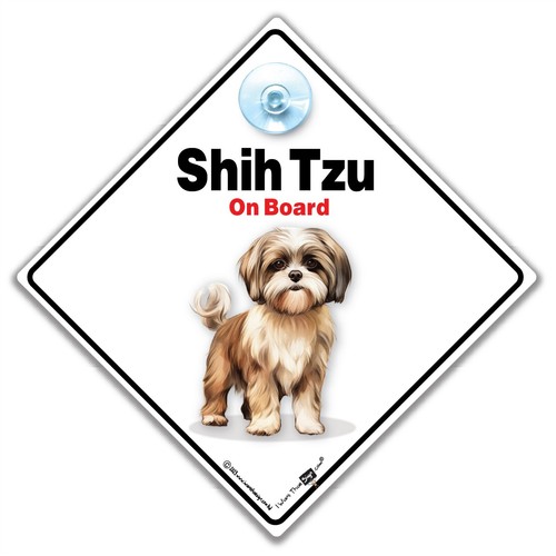 Shi tzu board sign - board,