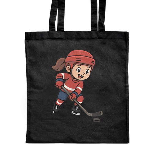 Ice hockey girl shopping - hockey, girl'