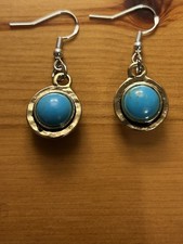 Turquoise earrings 925 - 925, stamped
