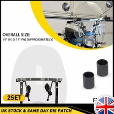 19"x17" Large Clear Windshield