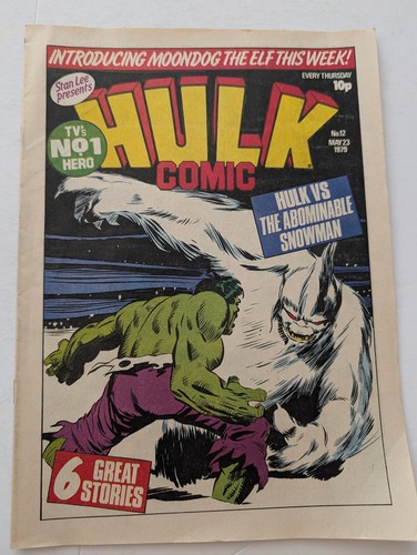 Hulk comic may - no, 12,