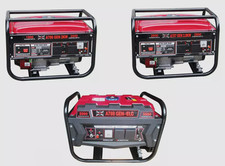 Petrol Generator 2000W 3000W Electric Key/Pull Start 6.5HP / 7HP UK Plug 4 Stoke