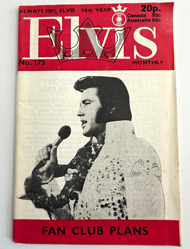 Elvis monthly issue 175 fan - elvis,