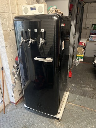 Smeg black retro single - black,