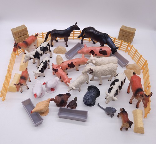 Farm animals toy figures - animals,