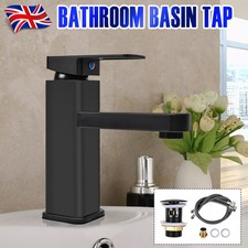 Black Basin Mixer Tap Mono