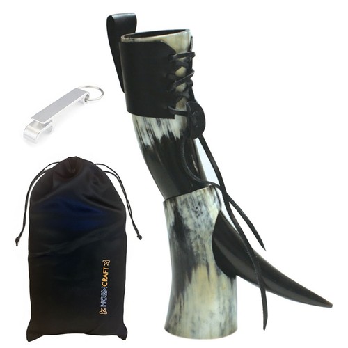 Viking drinking horn - viking, mug