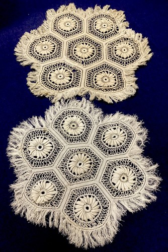Two large cotton crochet small - cotton,