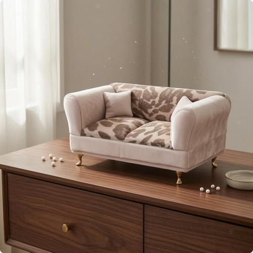 Miniature leopard print - leopard-print, sofa