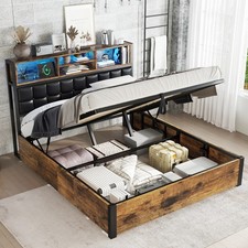 4ft6 Double Ottoman Bed Frame