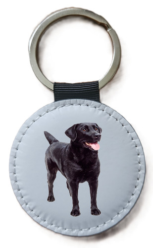 Black labrador keyring - labrador, keyring,
