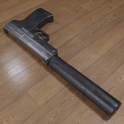 Printed usp pistol - usp-s,