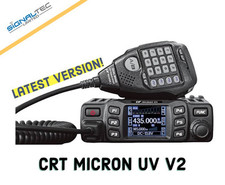 LATEST CRT MICRON UV V2 DUAL BAND PMR VHF UHF FM MOBILE HAM TRANSCEIVER VOX UK