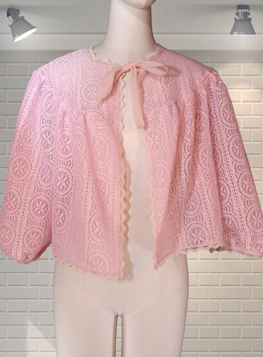 Vintage pretty pink lace - lace, &