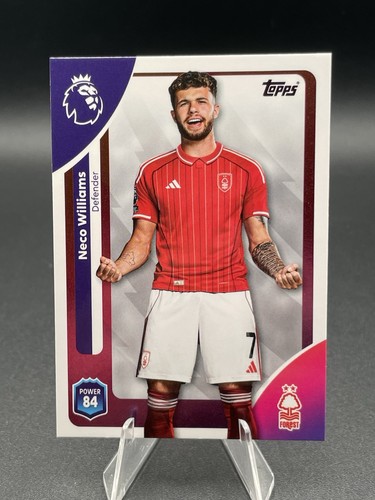 Neco williams topps premier - neco,