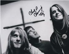 Chad Channing  (Nirvana)   **HAND SIGNED**   8x10 photo  ~  AUTOGRAPHED