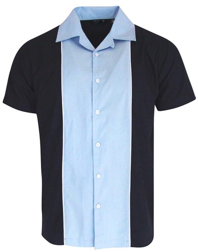 Relco men short sleeve - short, blue