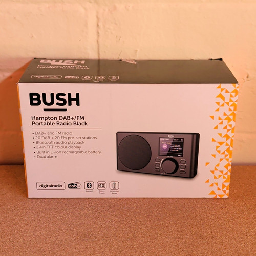 Bush hampton dab portable - bush, dab+/fm