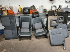 SUZUKI JIMNY BLACK AND GREY HALF LEATHER SEATS INTERIOR FRONT + REAR SEATS ~