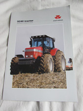 @Massey Ferguson 9240 Tractor Brochure 1996 @