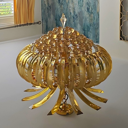 Gold finish crystal - finish,