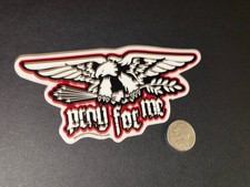 Santa Cruz Jason Jessee Vintage Pray For Me Skateboard Sticker Original NOS