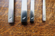 Air France Cutlery, 3 Large & 3 Small Spoons, excellent