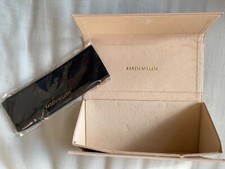 KAREN MILLEN PINK LEATHER LOOK TRIFOLD MAGNETIC HARD GLASSES/SUNGLASSES CASE