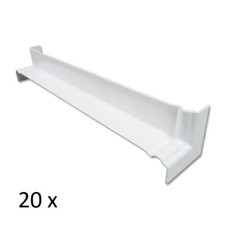 20 x White Internal Ogee