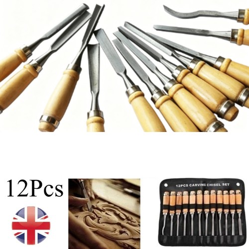 12pcs wood carving hand - carving, chisel