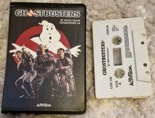 Ghostbusters - Commodore 64 C64 - Cassette - Padded Case - 1984 Activision