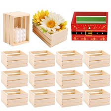 12PCS 5" Wooden Crates