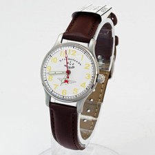 1950's Sturmanskie Gagarin USSR Soviet wristwatch 1 MChZ new dial and case