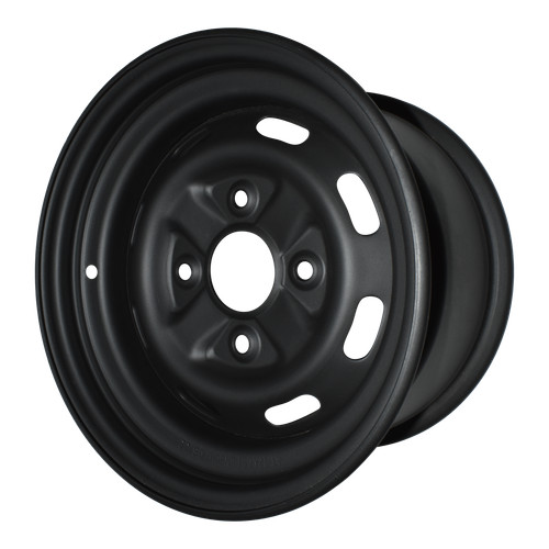 Steel rim matt - black, atv