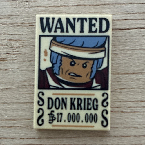 Lego printed tile one piece - printed,