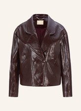 Malej Mulberry Leather Look Jacket Size 10