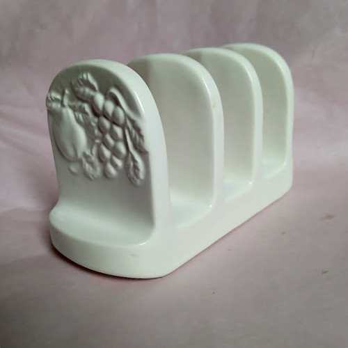 Vintage white ceramic - white,