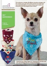 ANITA GOODESIGN - PET BANDANAS - MACHINE EMBROIDERY DESIGNS USB